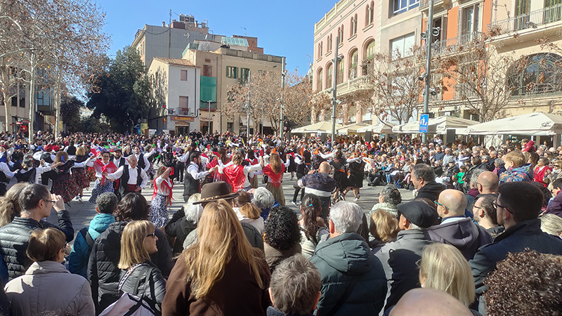 Exitàs de la recuperació de la Ballada Popular de Gitanes de Terrassa per Carnestoltes